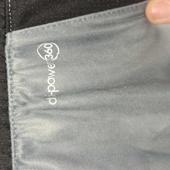 Russell Boy Gray White Black Drawstring Basketball Shorts Dri-Power 360 XL 14-16 - Picture 3 of 5